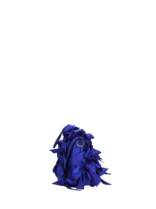 Bows satin bag LA CARRIE | 142M-RS-741-SATBLU